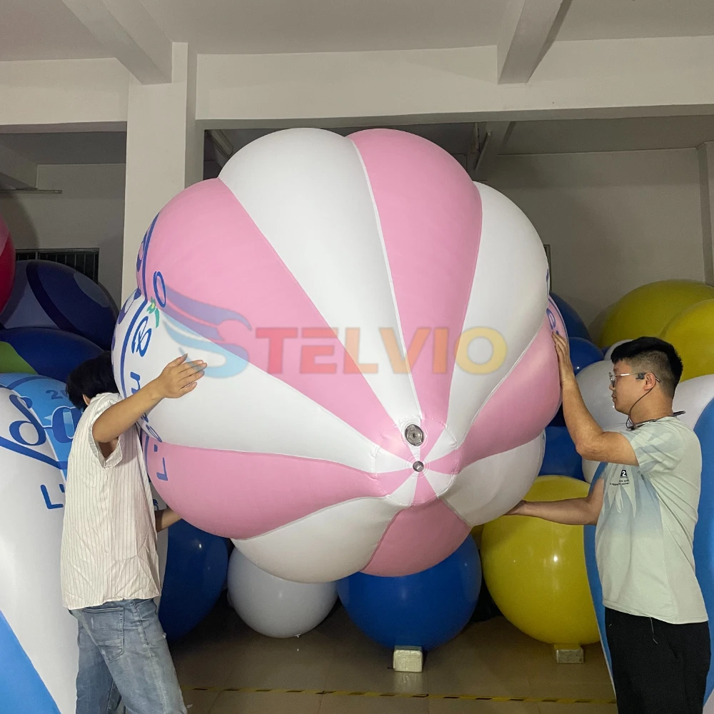 Mongolfiera in PVC con pompa ad aria gonfiabile Baby Shower Party Hanging Balloon decorazione per interni ed esterni per la festa