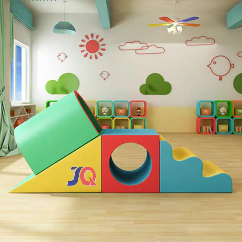 

Горячая распродажа: Комплект мягких игровых комплексов для помещений – тоннель и скалодром для дошкольников, для сенсорной тренировки малышей.