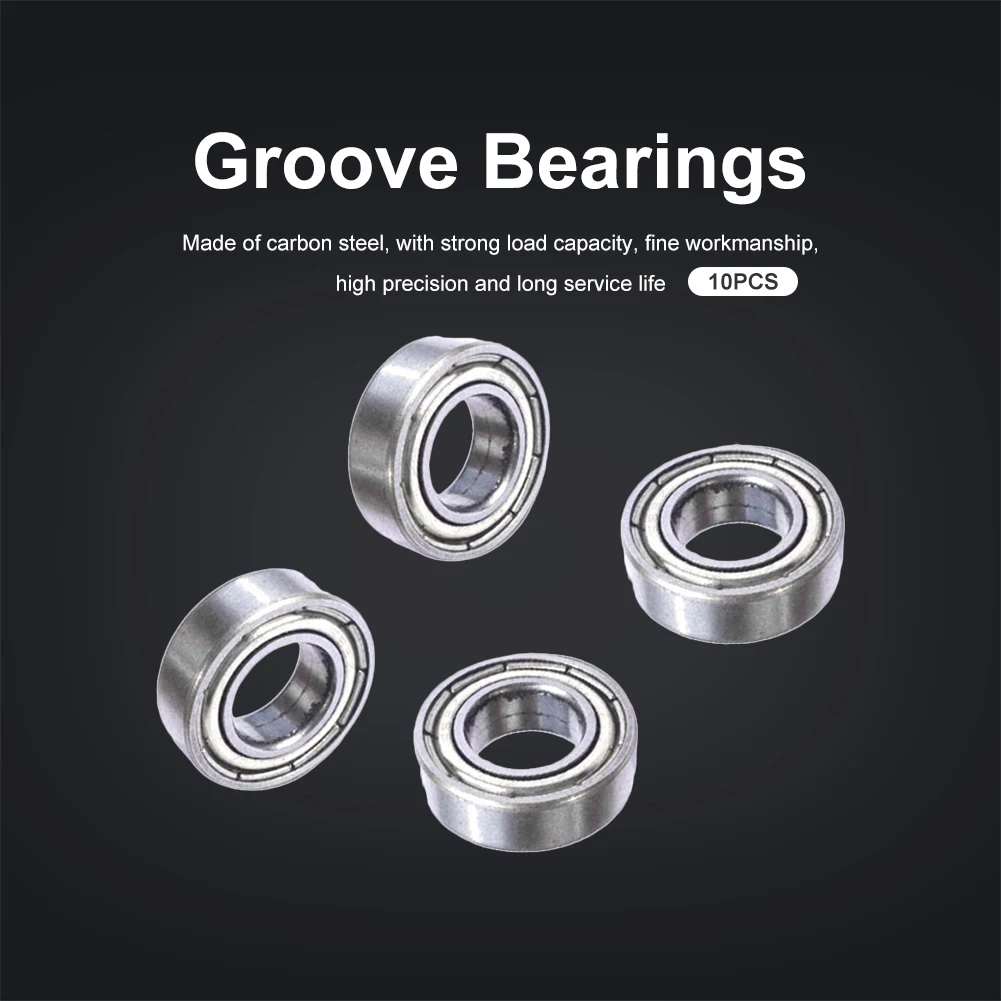 10pcs Carbon Steel Bearings Double Shielded 688ZZ Ball Bearing 8x16x5mm Deep Groove Ball Bearings Heavy Load 3D Printer Parts
