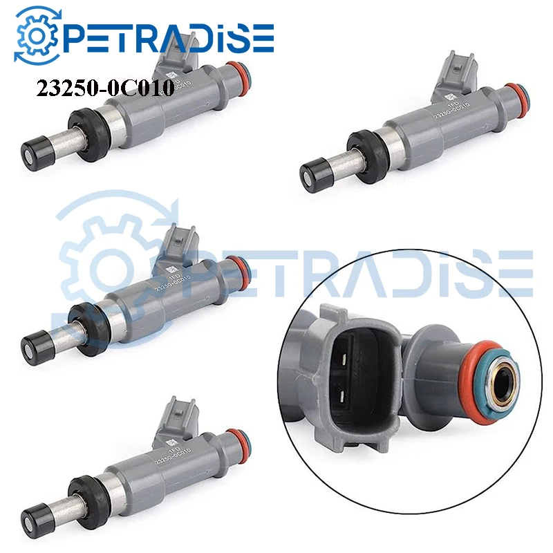 

4PCS New Fuel Injector For Toyota 4Runner Tacoma 2.7L Prado Hiace Hilux Auto Parts OEM 23250-0C010 23250-75100 23209-09045