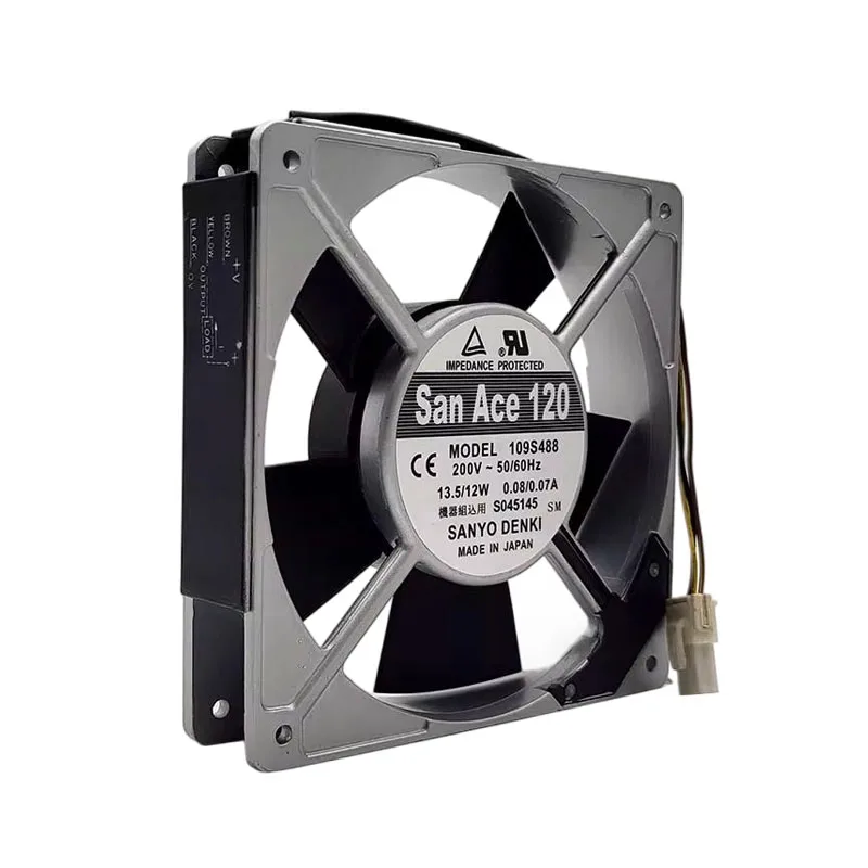 

НОВЫЙ ОРИГИНАЛЬНЫЙ 109S488 AC 200 В 0,07/0,08A 12025 120*120*25 мм 12 см ОХЛАЖДАЮЩИЙ ВЕНТИЛЯТОР