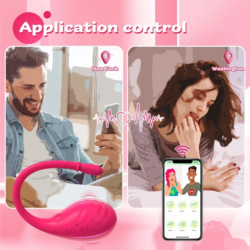 9 Mode Wireless APP Vibrator for Women G Spot Anal Vibrating Egg Massager Wearable Clitoral Stimulator Adult Sex Toy for Women