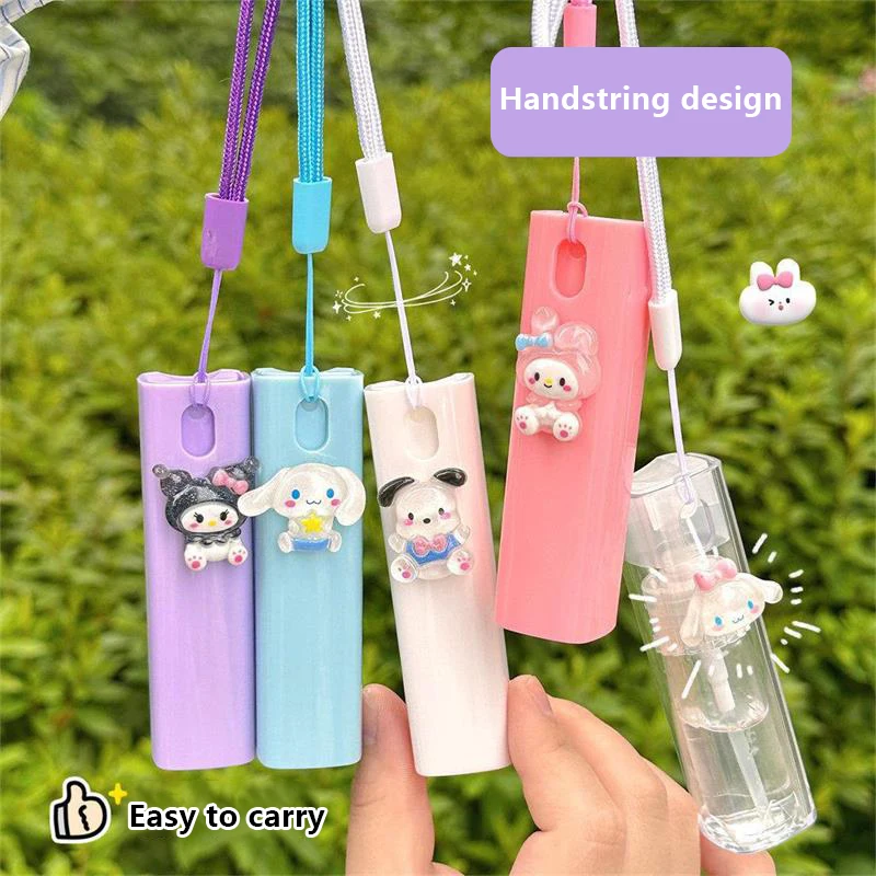 Cute Sanrio Spray Bottle Mini Portable Travel Spray Bottle Toner Perfume Cosmetics Dispensing Bottles Alcohol Spray Bottle Gifts