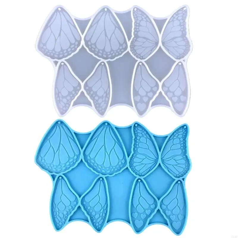 

MXMF Resin Earring Mold Butterfly-Wing Epoxy Resin Casting Mold for DIY Pendant Charm