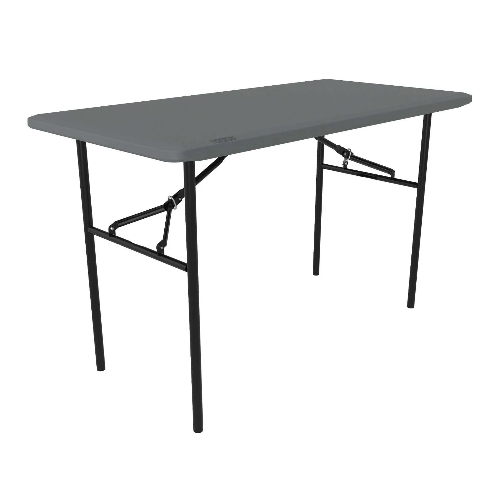 

US Lifetime 4 Foot Rectangle Folding Table, Indoor/Outdoor Essential, Gray (80694)