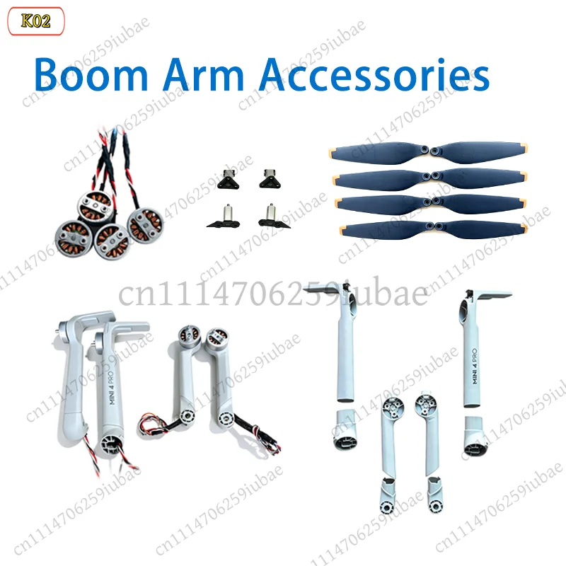 LK Repair Parts Replacement Gimbal Arm Upper Shell Middle Frame Bottom Shell for Mini 4 Pro, Main Components Set