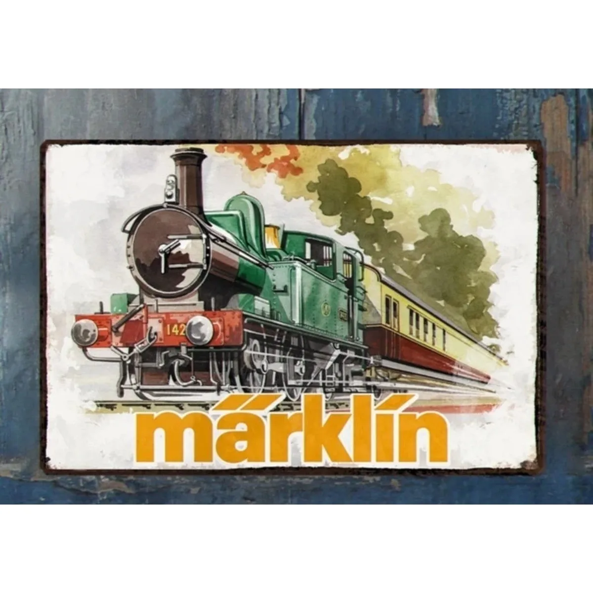 

Marklin Old Advertisment Repro Metal Wall Tin Sign Poster Toy Train Ad Gift Art(Visit Our Store, More Products!!!)