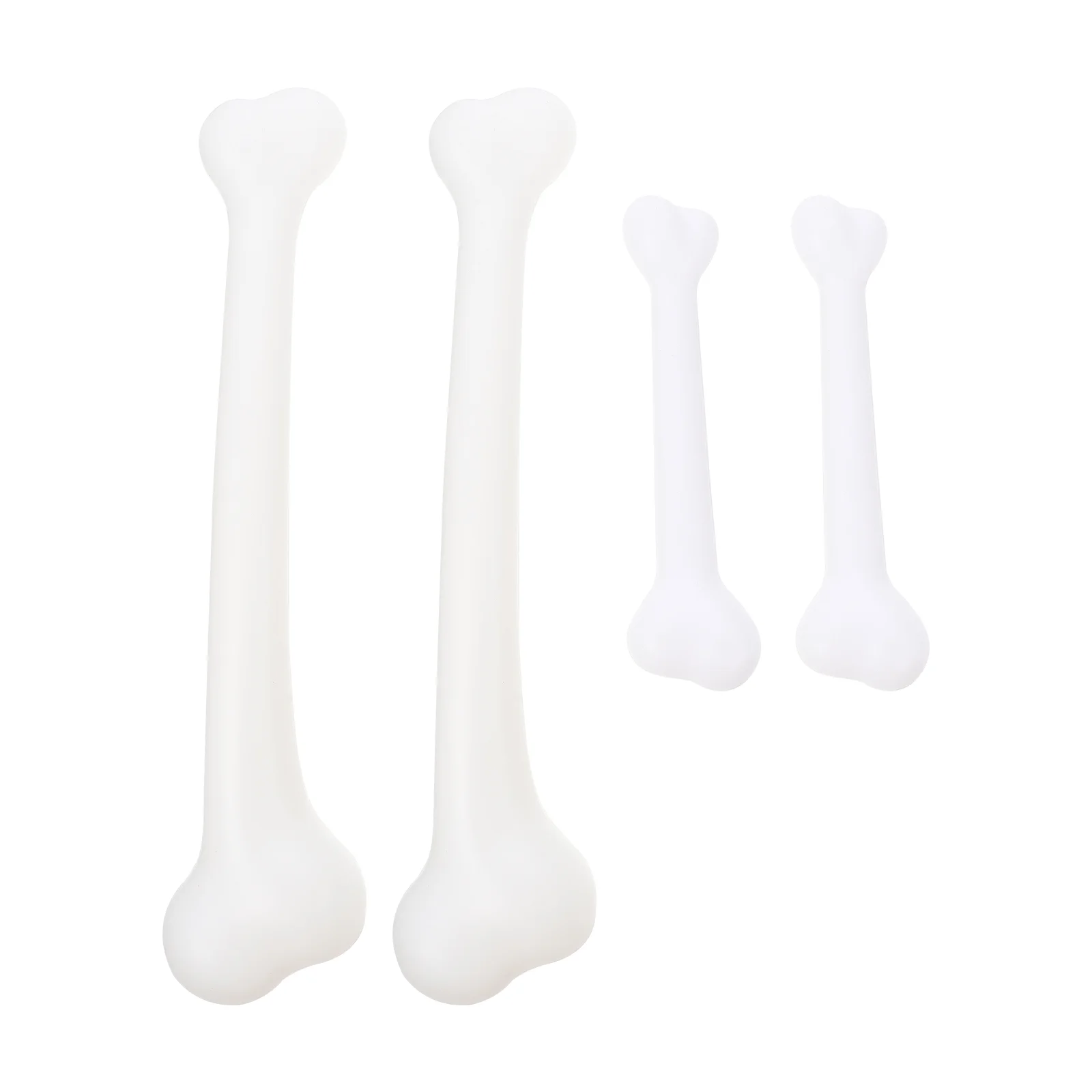 4 Pcs Bone Shaped Props Simulated Human Bones Dreses Halloween Plastic Makeup Toy