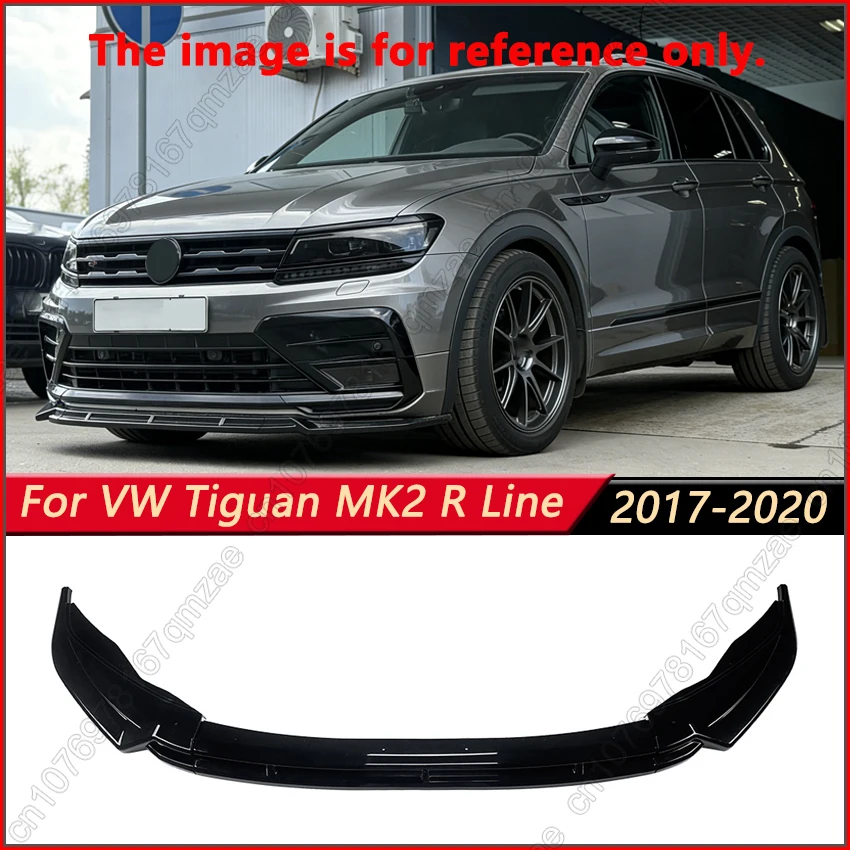 

Для VW Volkswagen Tiguan MK2 R-Line 2017-2020 (до рестайлинга) — Комплект аксессуаров для автомобиля: сплиттер-диффузор на передний бампер, гоночный сплиттер, накладка на бампер