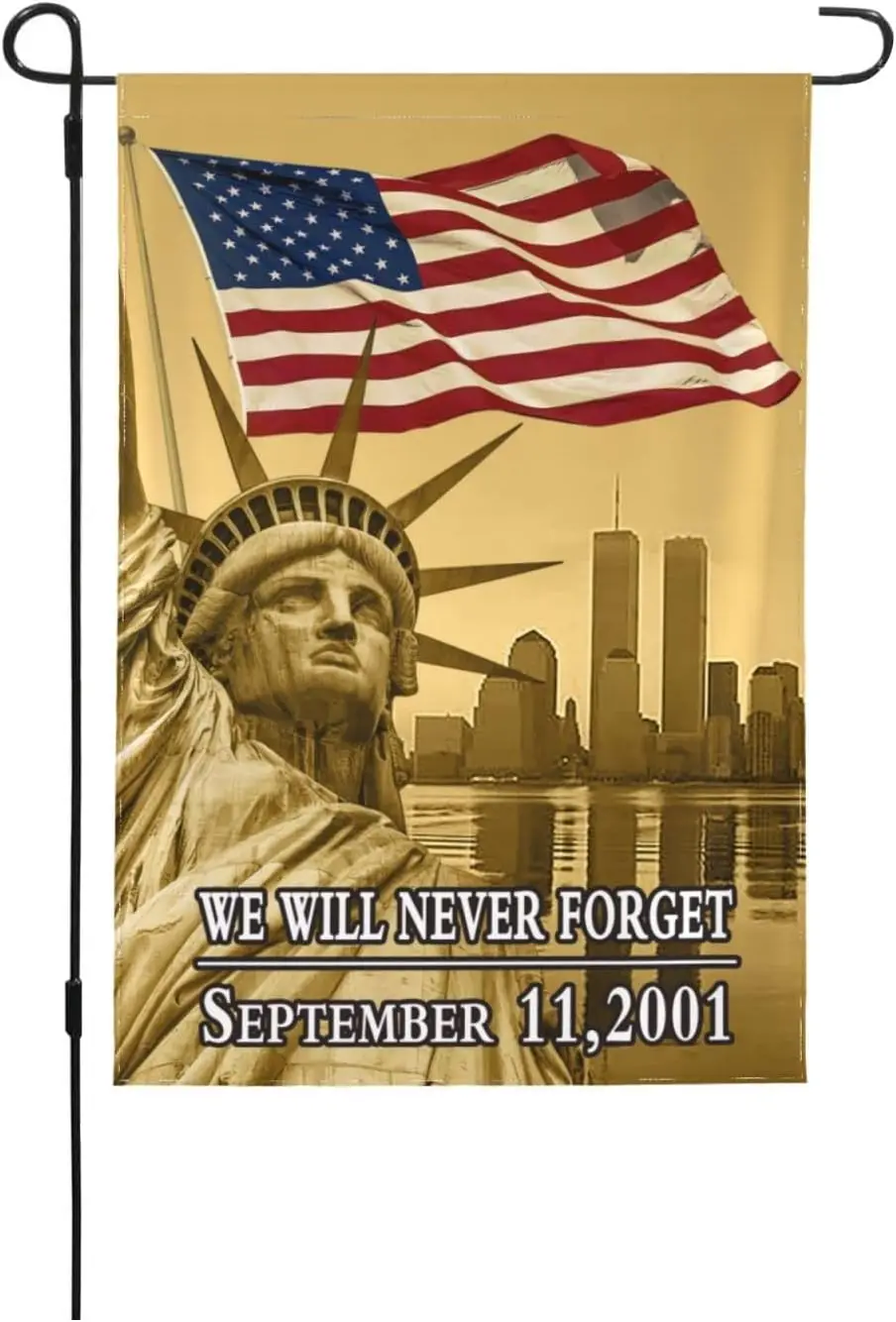 We Will Never Forget 9-11 Garden Flag 12.5