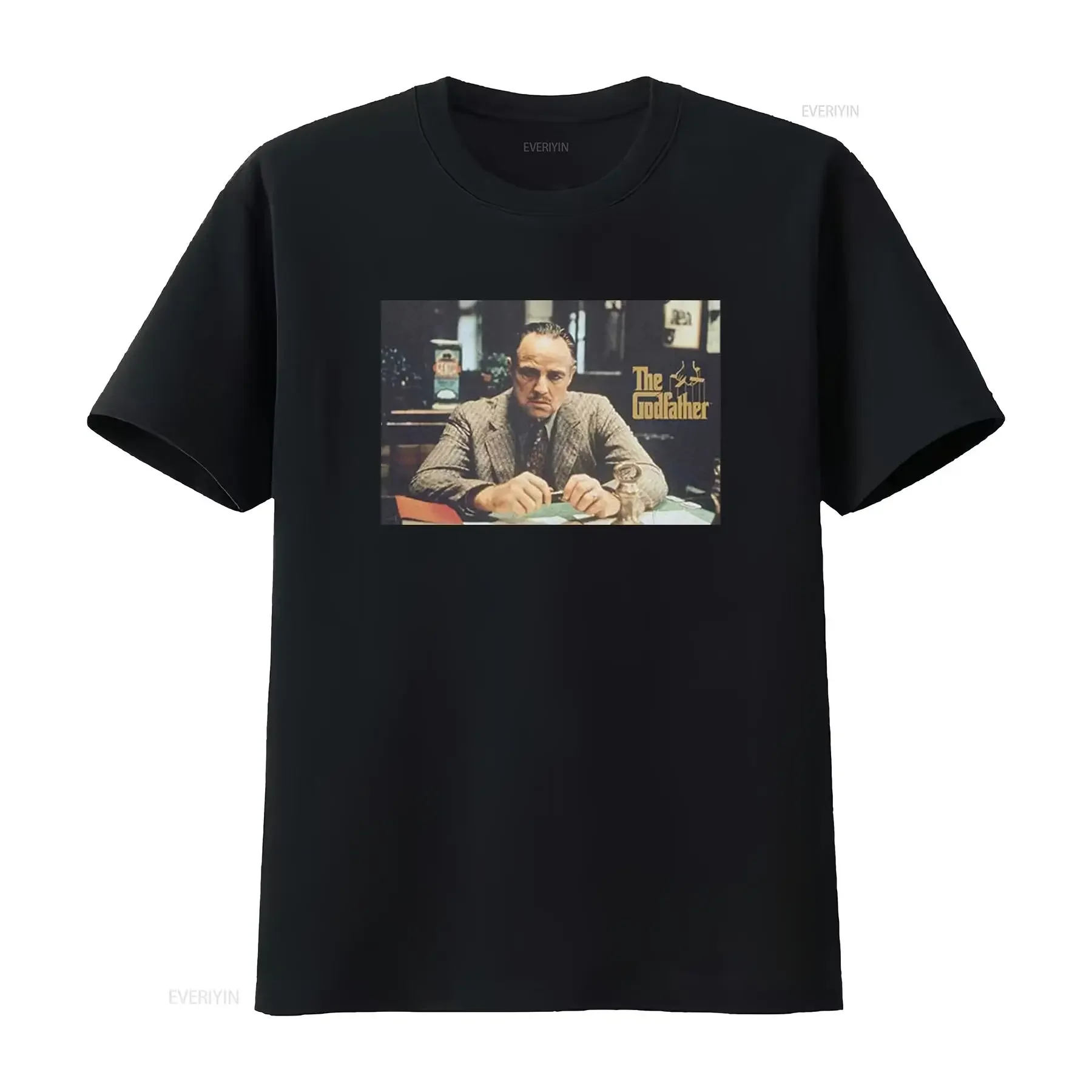The Godfather Café Scene Vintage Style Men's T Shirt Official Movie Merchandise vintage Washed designer clothes