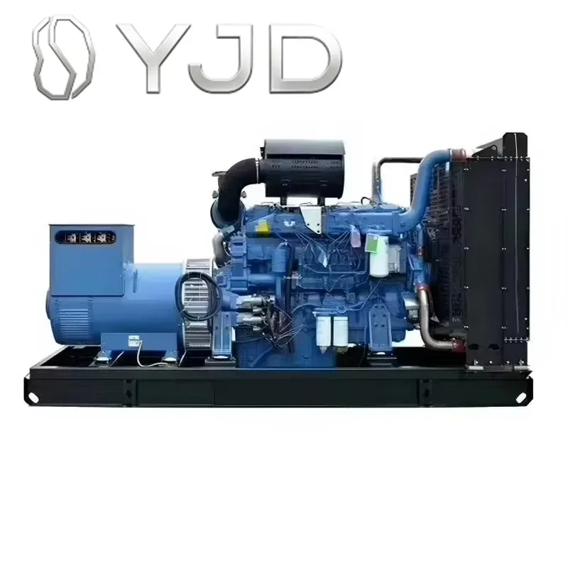 YJD Yuchai 400kW Water-Cooled Diesel Generator Set 24V Electric Start Silent Type Open Frame Remote Control ATS 1800 RPM