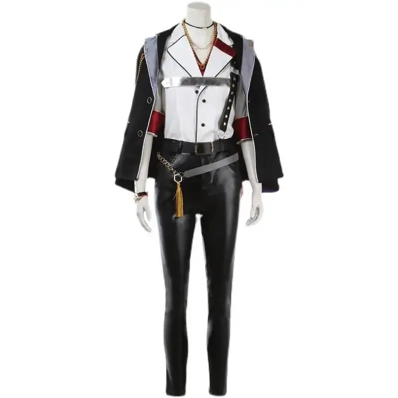 게임 앙상블 별 Shiina Niki HiMERU 코스프레 의상 멋진 정장 할로윈 카니발 유니폼 맞춤 제작