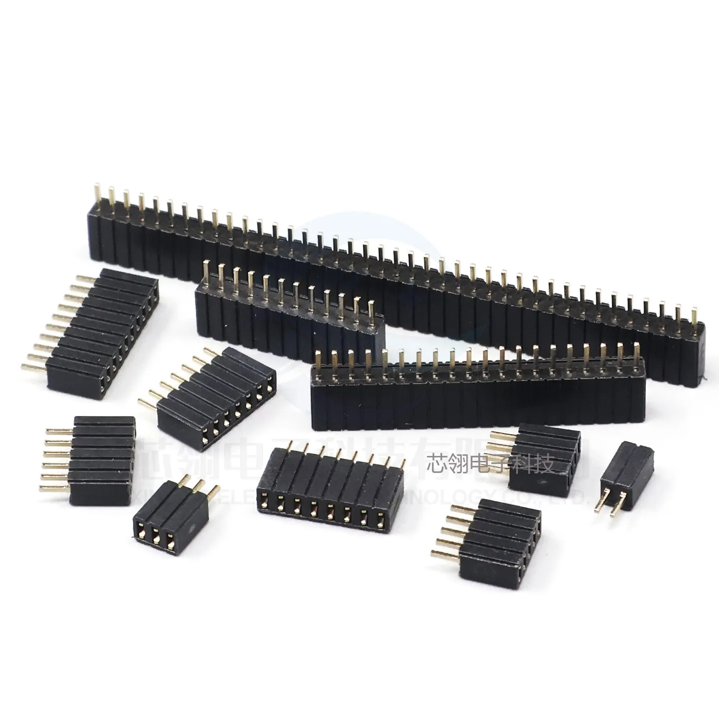 10/50pcs 1.27mm Pitch, Single/Double Row Female, SMD Surface Mount 2/3/4/5/6/7/8/9/10/20/30/40/50P 1.27mm Female Connector