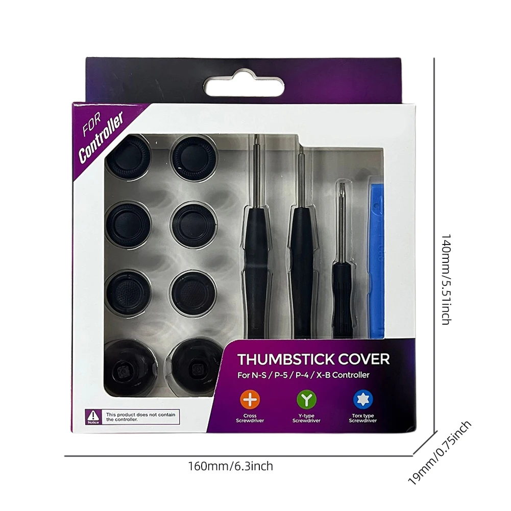 Joystick Caps Anti-Slip Joypad Controller Thumbstick Cap Controller Accessories for Sony PlayStation/Switch PRO