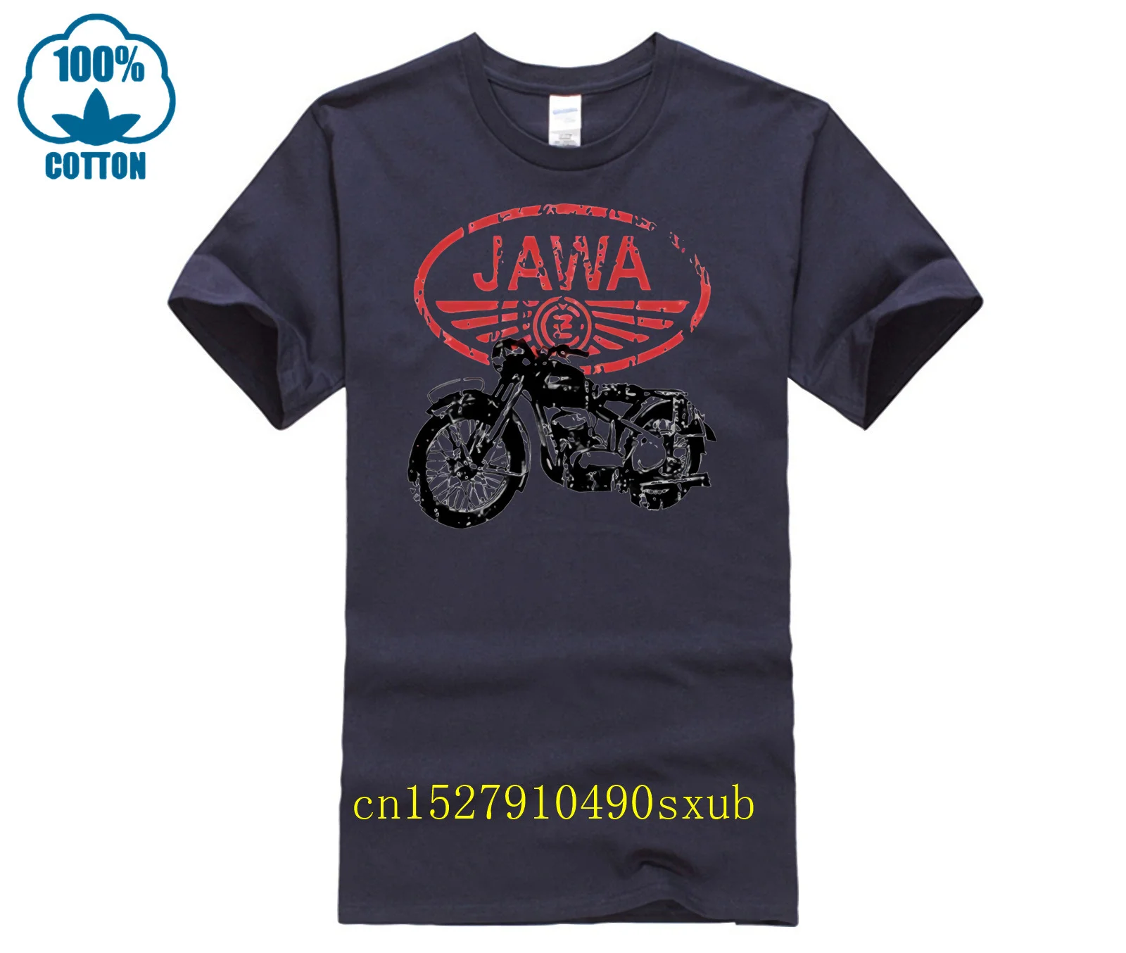 メンズ半袖Tシャツ,ジャワZクラシックczecバイクTシャツ