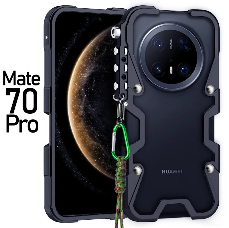 FOR mate70pro phone case Metal phone case mate70pro+ protective case individual anti-fall full package