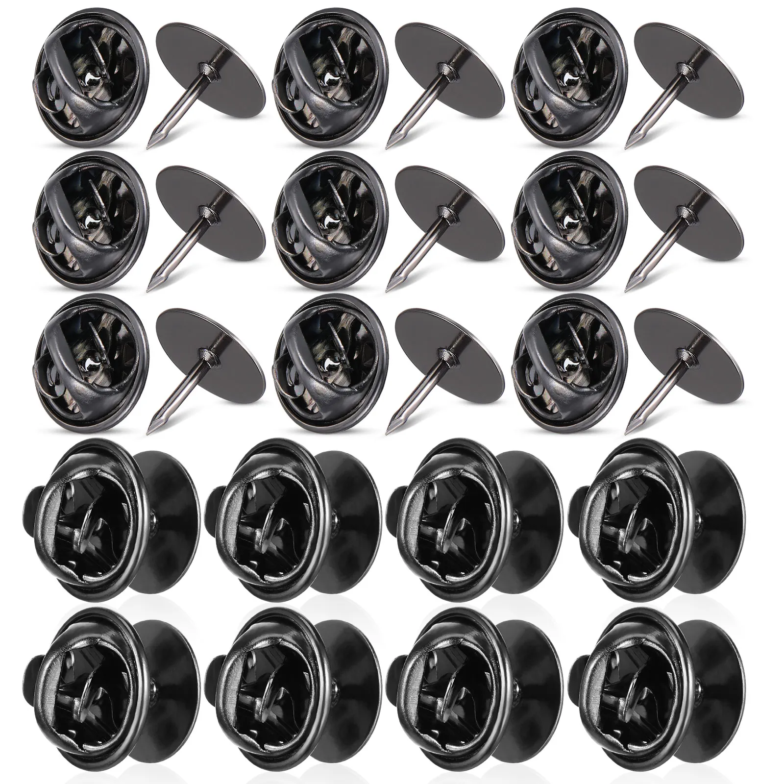 

50 комплектов, профессиональные подкладки для булавок, стильная сверхмощная медная конструкция, идеально подходит для брошей, булавок для лацканов, изготовление ювелирных изделий своими руками