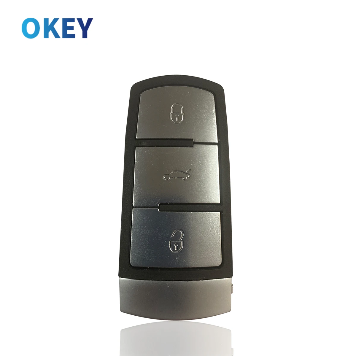 Okey Remote Car Key Shell 3 Buttons For Volkswagen VW Passat B6 CC Magotan with Plastic HU66 Blade