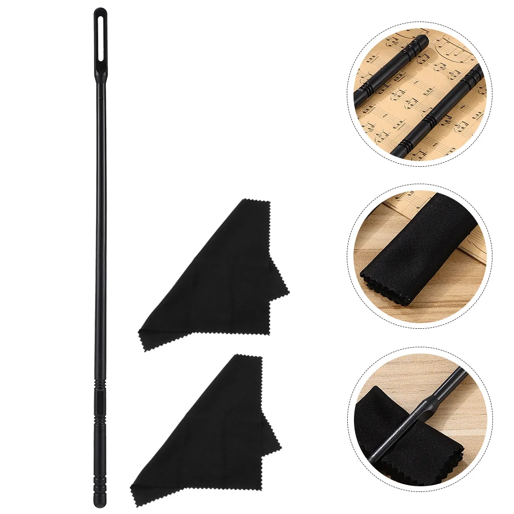 

Cleaning Rope Brush Kit Flute Stick Instruments Accessories Durable Cleaner Record