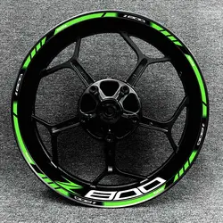 Suitable for Kawasaki Z800 motorcycle wheel rim stickers, wheel hub decorations, Z800 high reflection decal logo