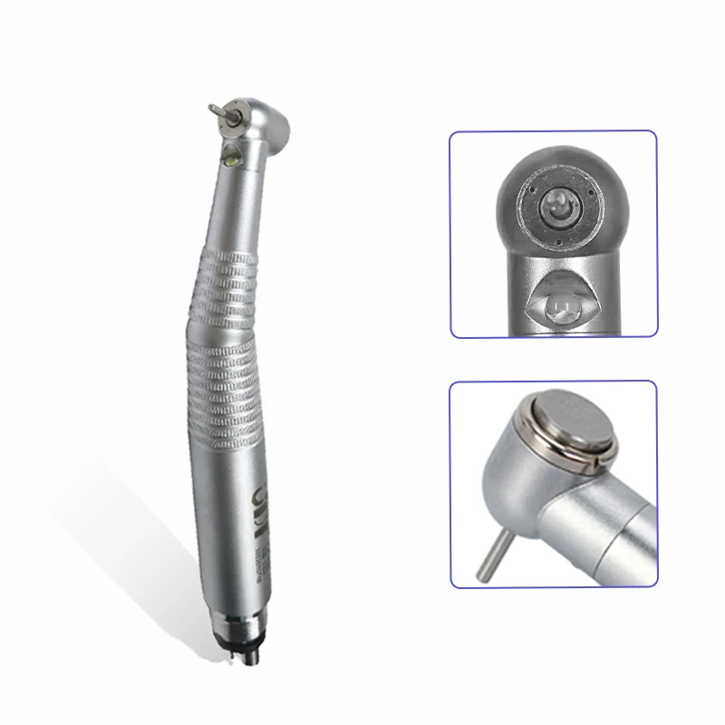 Kavo 636 Type Dental High Speed Handpiece LED 3 Water Spray Ceramic Bearing Push Button Dental Material Toole 2/4H