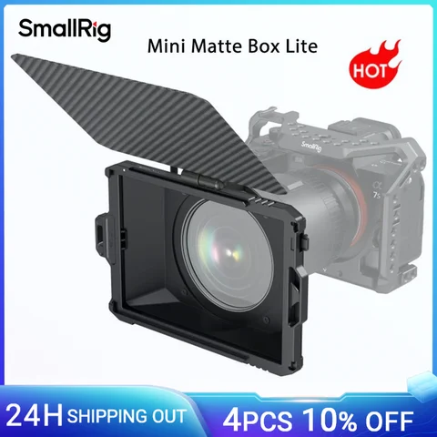 Smallrig mini caixa fosca lite para câmeras dslr sem espelho, compatível com lente de 52mm/55mm/58mm/62mm/67mm/72mm/77mm/82mm/86mm 3575
