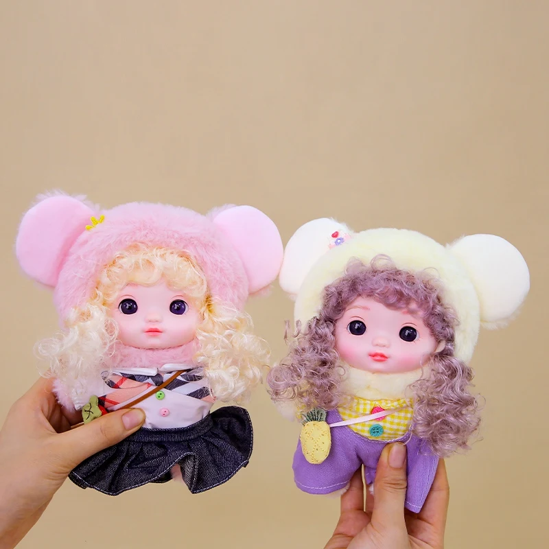 Modena Nana – porte-clés poupée en vinyle, tendance, couleurs Macaron, jouet en peluche Pvc, pendentif pour sac à dos, poupée confortable pour enfant, cadeau d'anniversaire