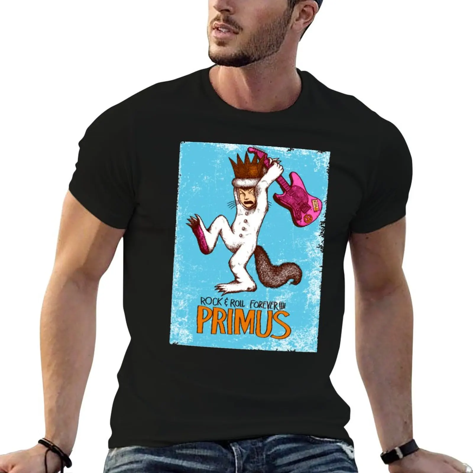 

Primus - crying guitars T-Shirt t shirts for man slim fit t shirts for man cotton funny T-Shirt