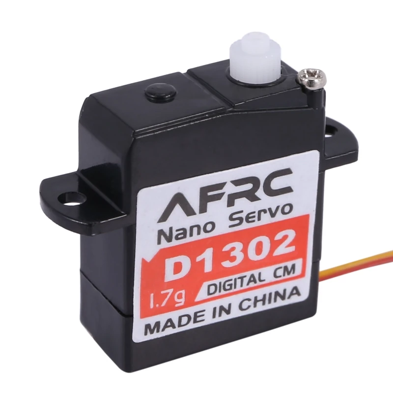 AFRC-D1302 Mini 1,7G Großes Drehmoment Mini Digital Servo JST Stecker Für RC Modell Drone Flugzeug Hubschrauber