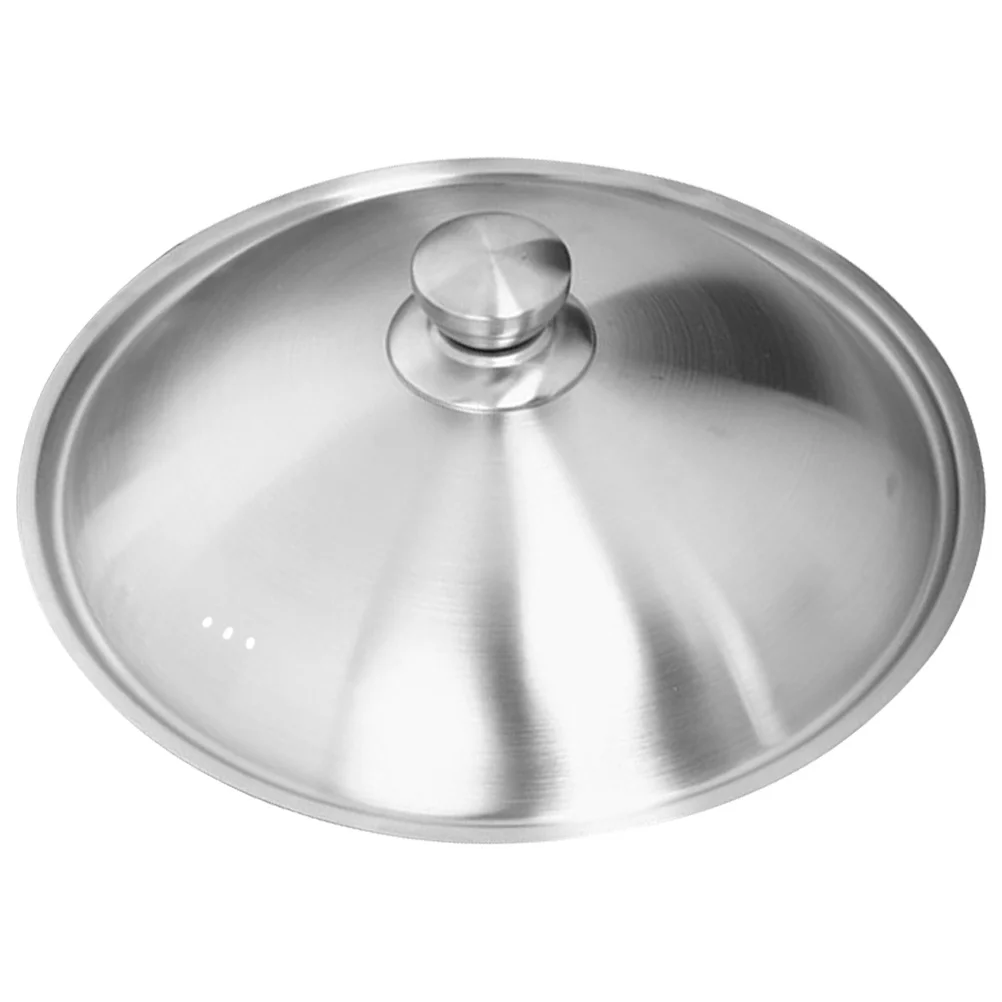 

Stainless Steel Lid for Pots Pans Frying Wok Knob Design Easy to Clean Versatile Cooking Gift Pans Pots Lid Cover