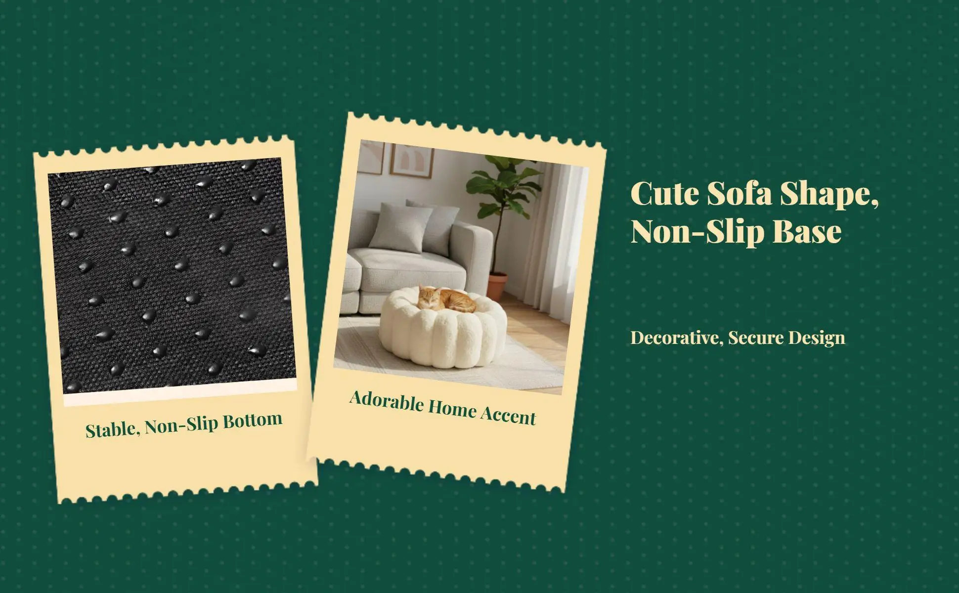 Cat Bed, Winter Thickened Warm Pet Bed, comfortable Sofa for Indoor felines