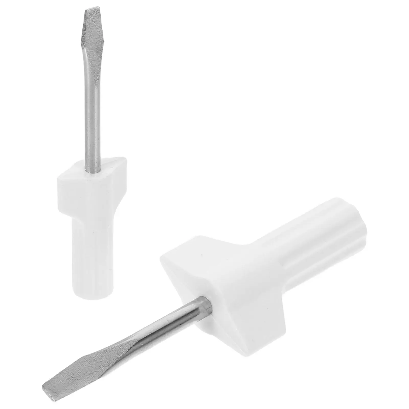 2Pcs Mini Flat Head Screwdrivers Sewing Machine Repair Tools for Needle Plate Bobbin Case Tightening Screws Mini Screw Driver