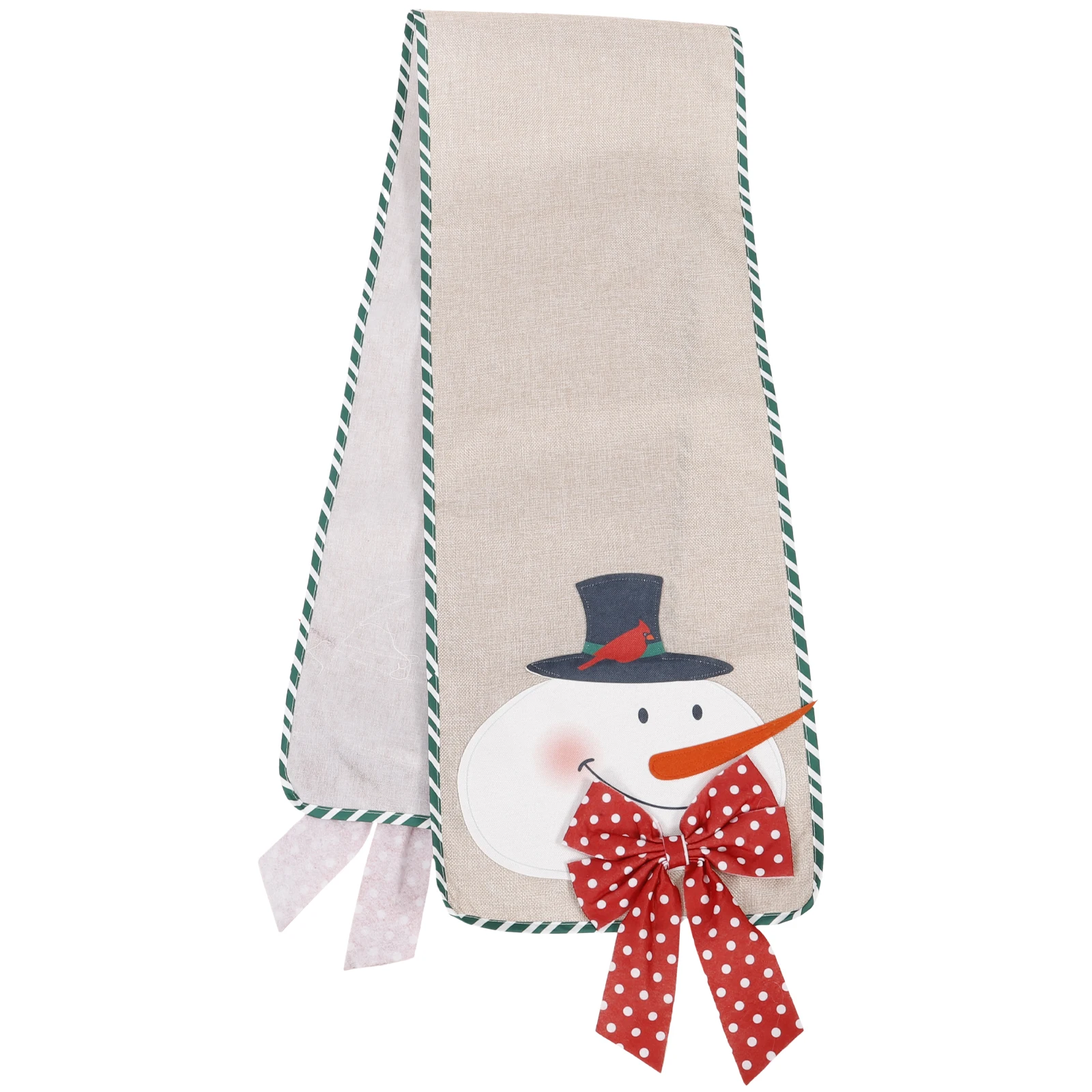 

Walnut Table Runner Jointed Tablecloth Christmas Decoration Household Soldier Pattern Decorations Cover