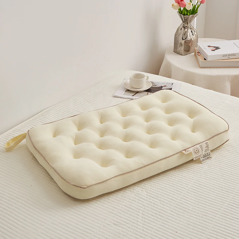 

1PC 5A Cotton Cloud Soft Pillow Core - Luxury 5-Star Hotel Quality Comfortable Deep Sleep Neck Support Non-Sagging Pillow