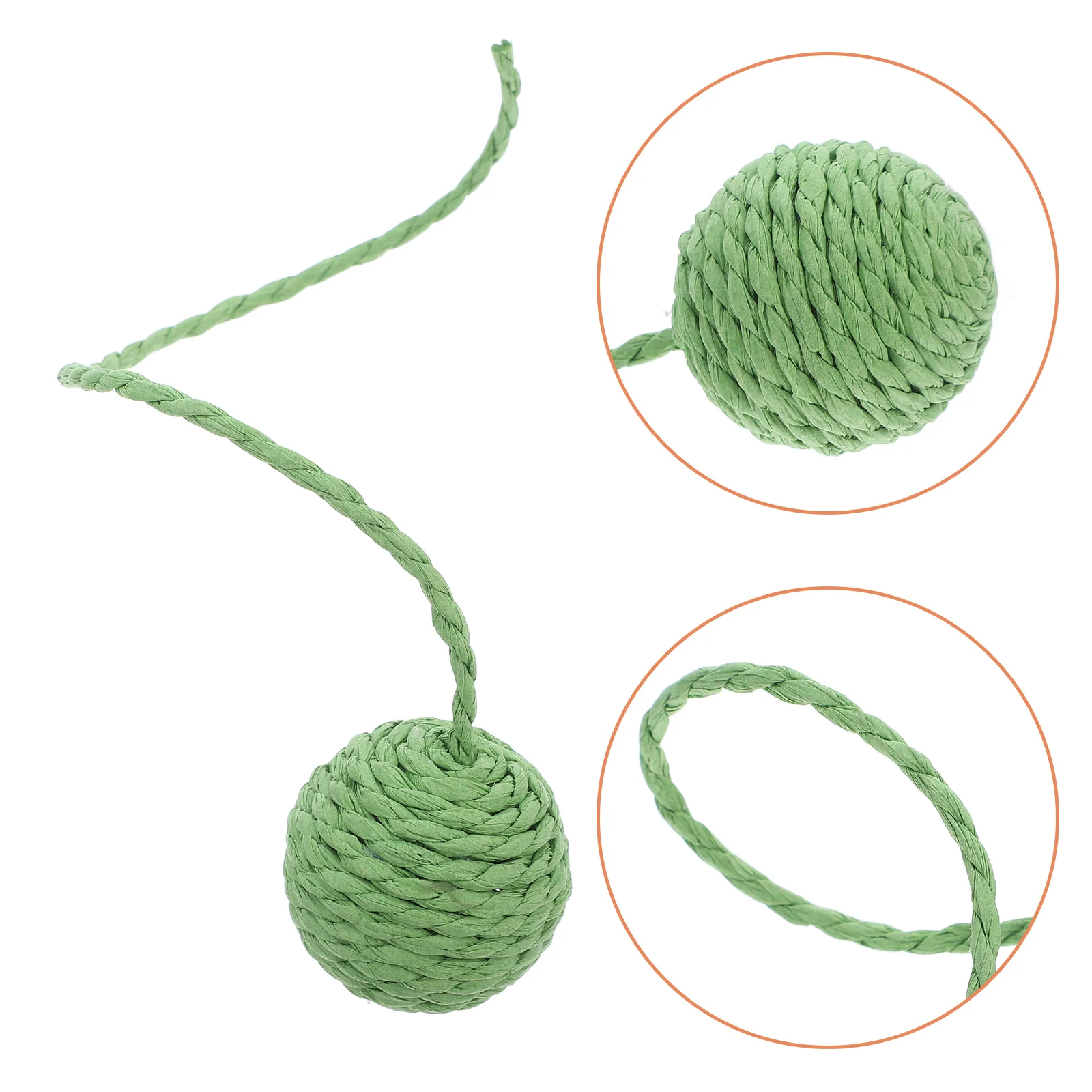Cat Climbing Frame Paper Rope Ball Toy Cactus Scratching Post Small Tree for Indoor Cats