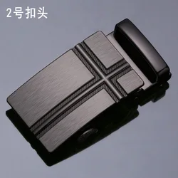 Hebilla de cinturón automática de aleación para hombre, hebilla de metal negro de alta calidad, cinturón informal de negocios de 35mm de ancho (solo puede combinar con nuestro cinturón)