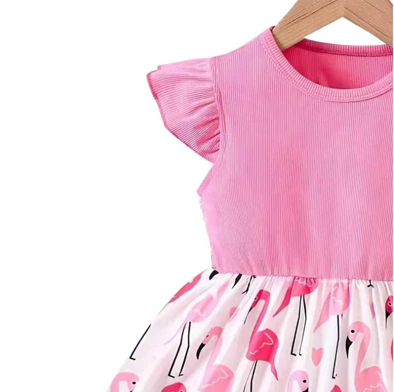 Gabby Dollhouse Dress Summer Clothes Girl Fluffy Sequin Kawaii Princess Dress Cute Anime Figures Short Skirt Child Clothing Gift