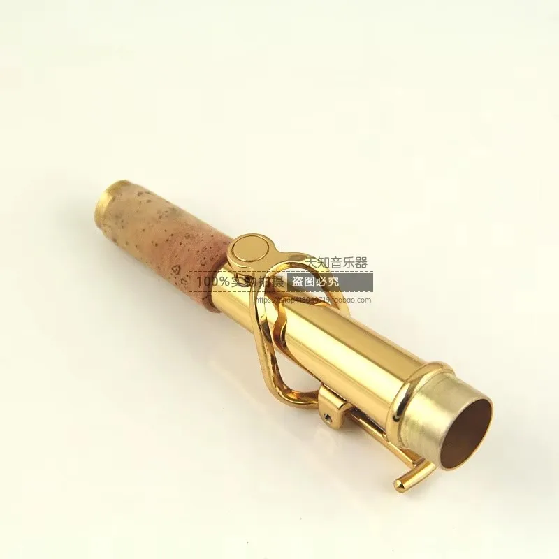 

Soprano Saxophone Straight Neck Plated Kit 16.8mm Brass Material Professional Saxophone Part for Musical Instrument Repair