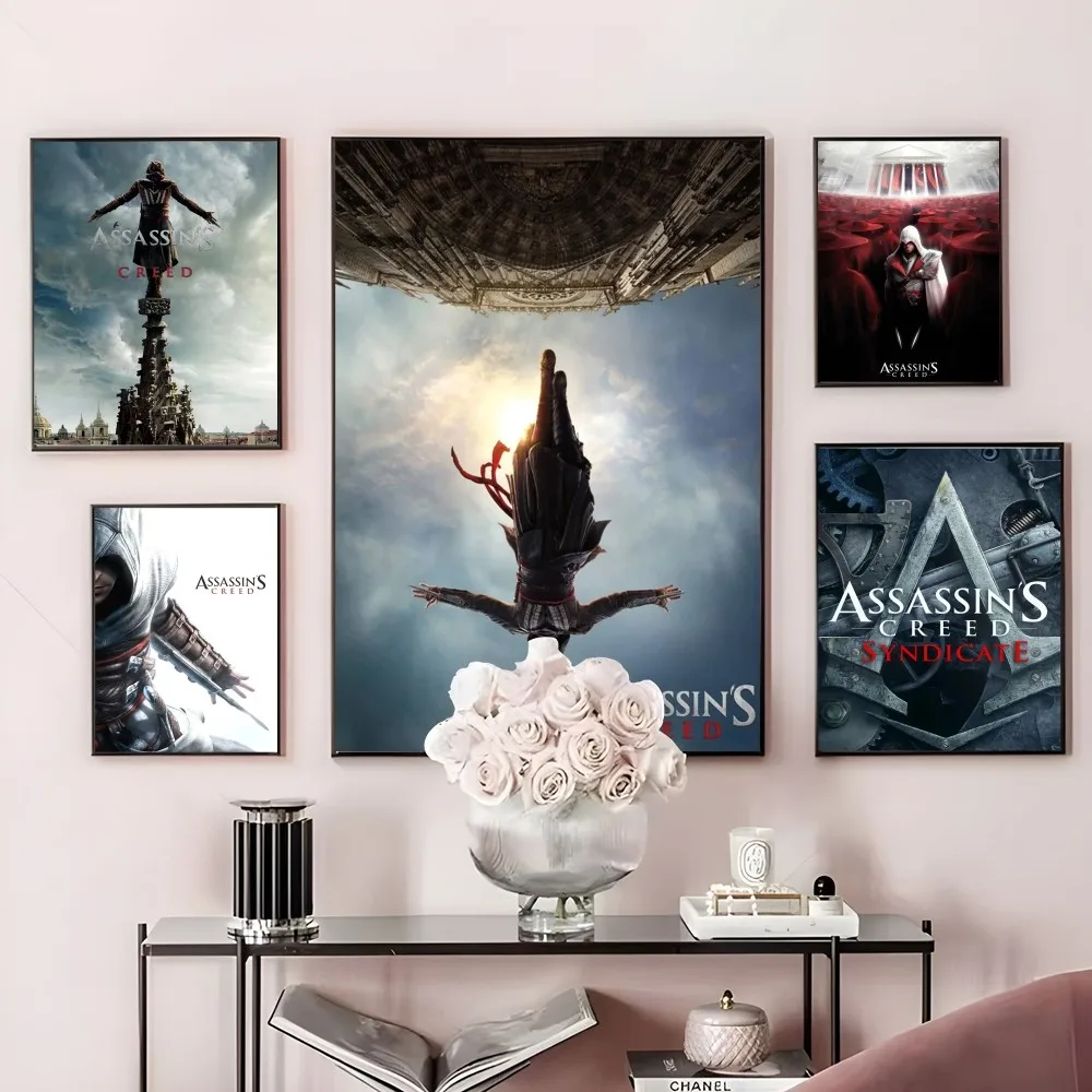 لعبة A-القتلة العقيدة ملصق جدار الطباعة مقاوم للماء غرفة الاستحمام ديكور غرفة نوم المنزل هدية #1