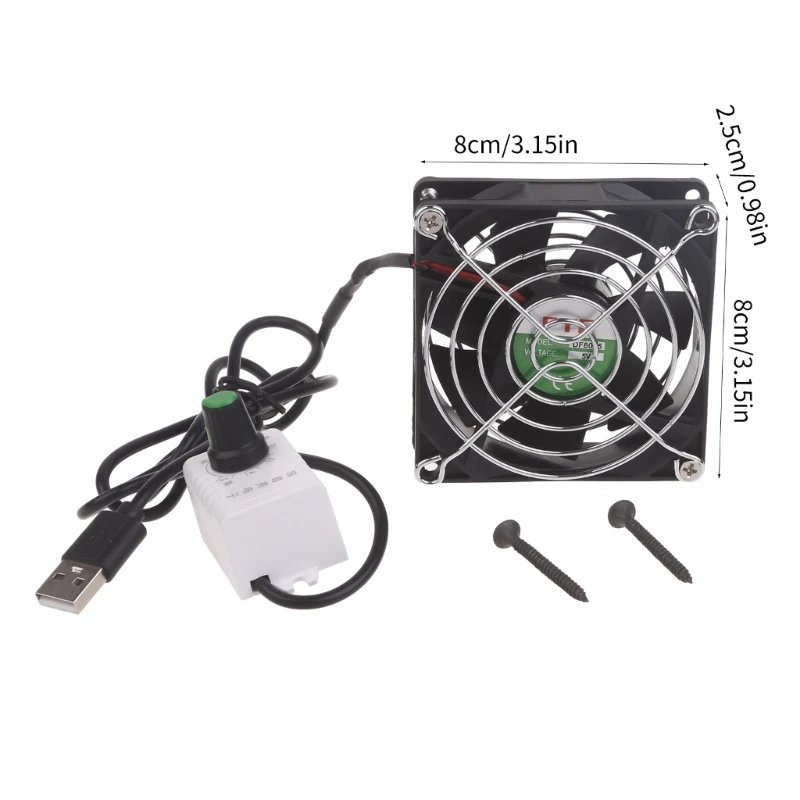 USB Cooling Fan for Computer Case Effective Cooling Solution Receiver Routers Dropship