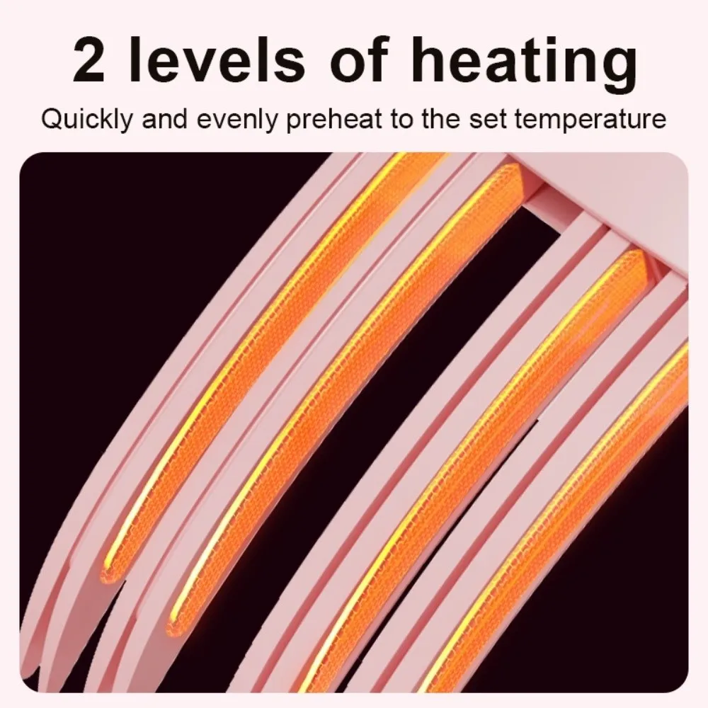 DIY Tools Electric Heating Hair Roots Fixed Shape Clip Heat Resistant Non-Slip Volume Bangs Clip Durable Portable