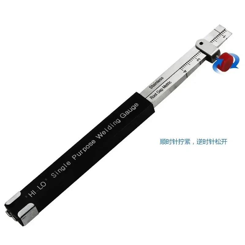 Welding Inspection Scale Small Height Gauge Hi-Lo Dedicated Internal Welding Ruler Metric Size 0.5~4cm