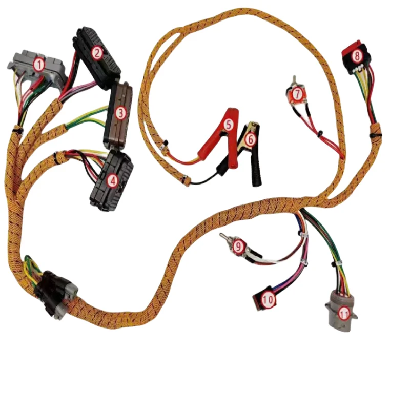 

For Excavator Parts Caterpillar Inspection Harness Engine C6.4/C7/C9/C11/C15 Test Throttle Inspection Line