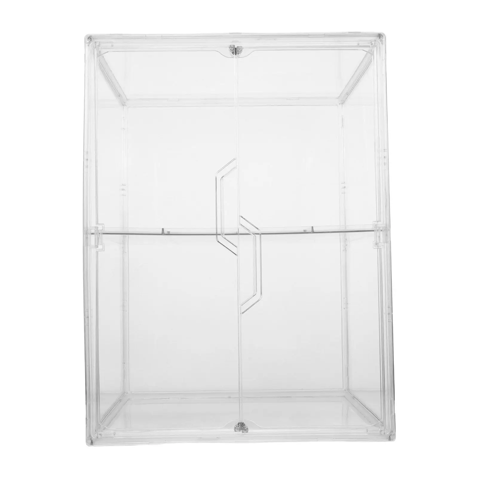 stackable-baby-bottle-storage-organizer-2-tier-clear-acrylic-cabinet-for-bottles-pacifiers-breast-pump-parts-baby-food-jars