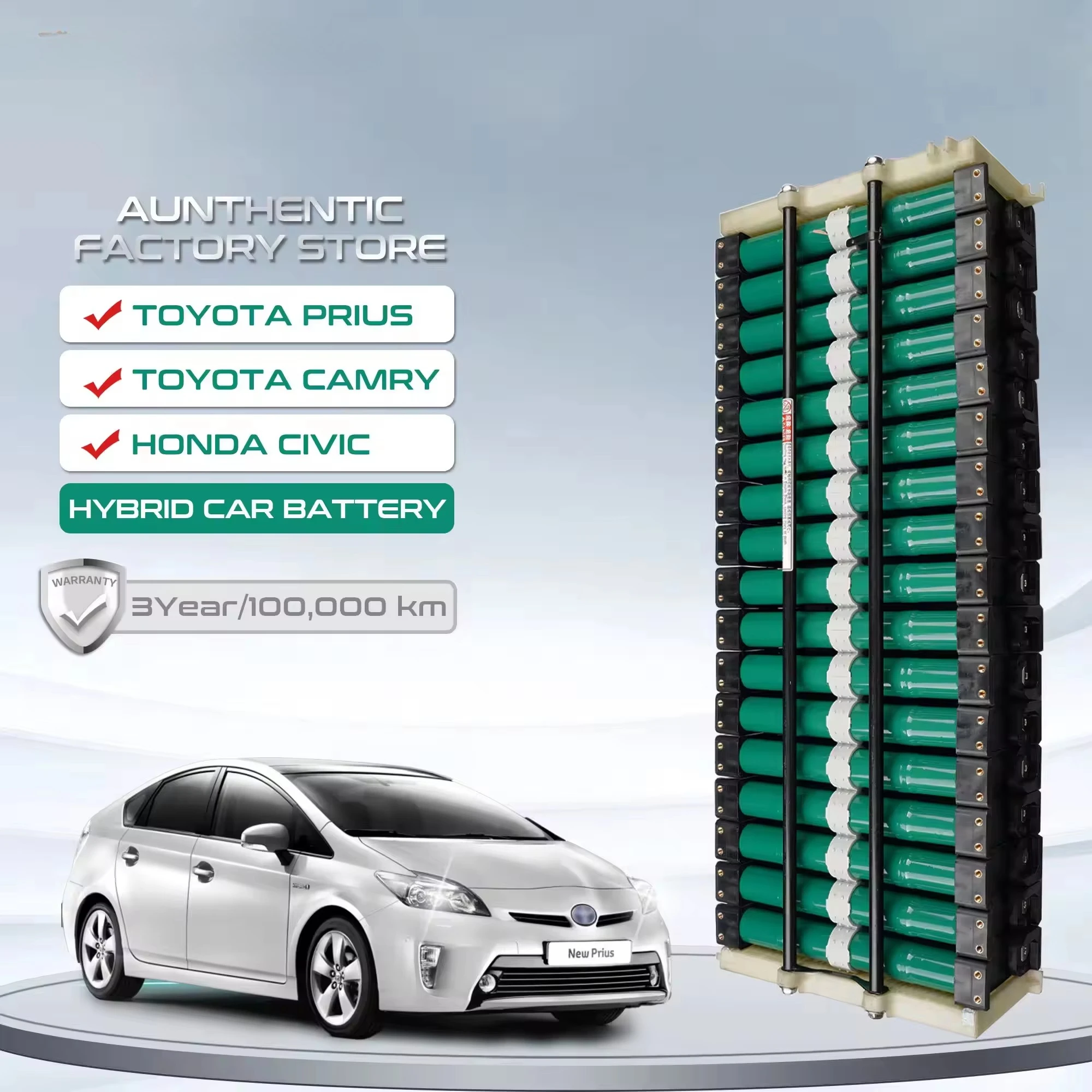 

Wholesale Ni-MH 144V 6.5ah Hybrid Car Battery For Hybrid Battery Vitz Prius CT200H