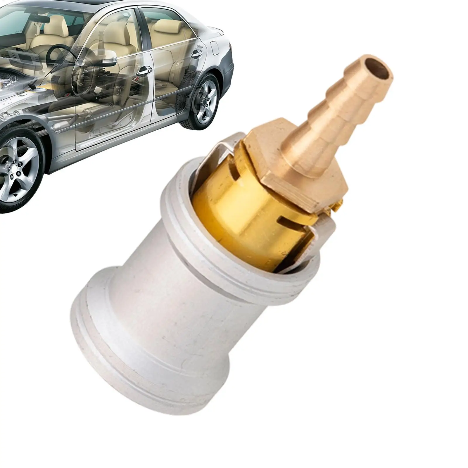 Inflation Nozzle For Car Solid Brass Automotive Accessory Air Pump Replacement Nozzles For Vehicles Trailer RV Sedan Pickup