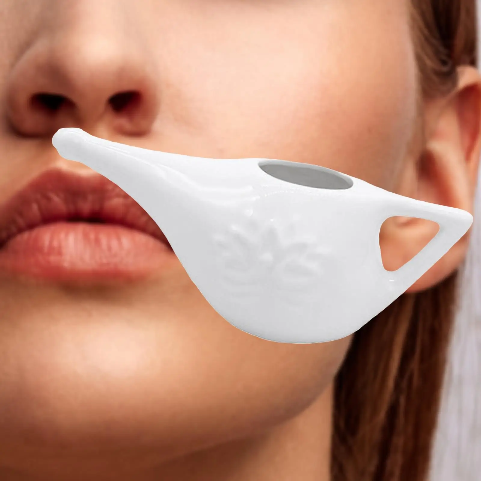 Yoga Nose Washer 180ml Spout Pot Nose Cleaner for Nose Washing Men and Women