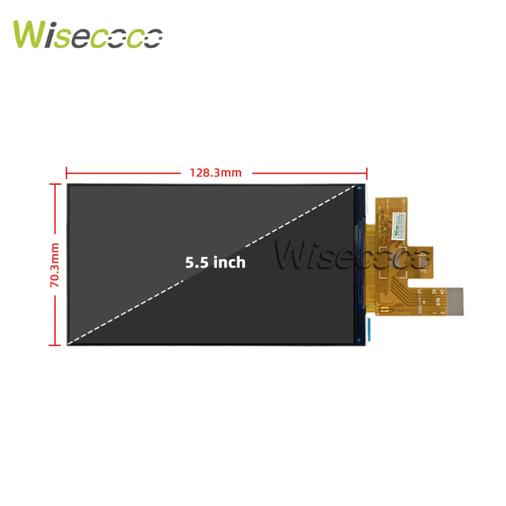 High Brightness LCD Module 5.5 Inch FHD Display Sunlight Readable 1200nits 1080p IPS Screen For Raspberry Pi Outdoor Industrial