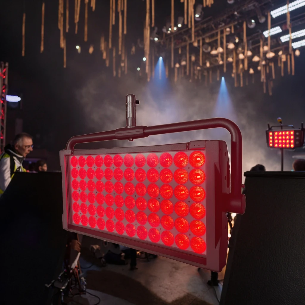Professional 650W Waterproof Hard LED Panel Light High Brightness CRI97 IP65 Rating DMX512 Control Projection Lights